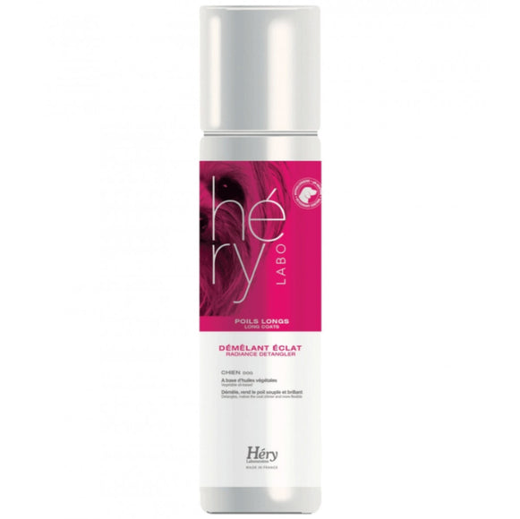 Hery Demelant Eclat Poils Longs 400ml – Shine-Enhancing Detangling Spray for Long Coats
