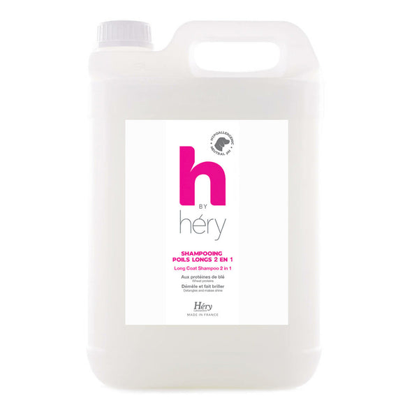 H by Hery Long Coat 2-in-1 Shampoo and Conditioner – Nourishing Formula, 5L