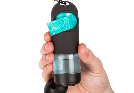 KONG HandiPOD Clean Dispenser – Dog Waste Bag Holder with Integrated Disinfectant Liquid