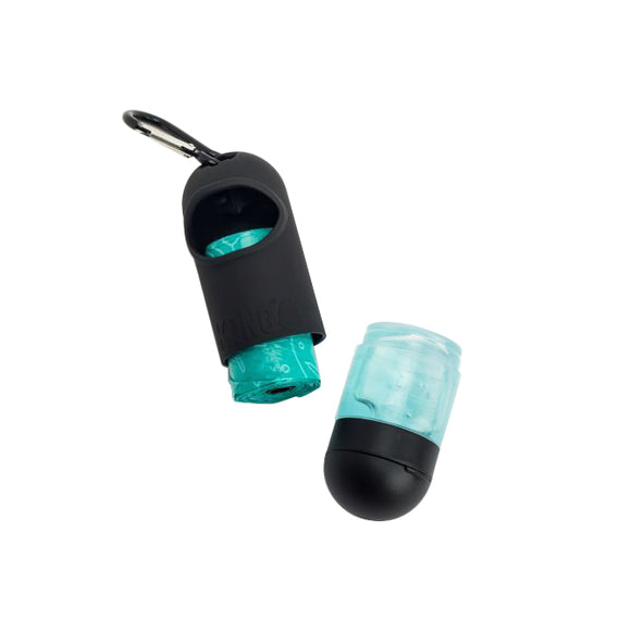 KONG HandiPOD Clean Dispenser – Dog Waste Bag Holder with Integrated Disinfectant Liquid