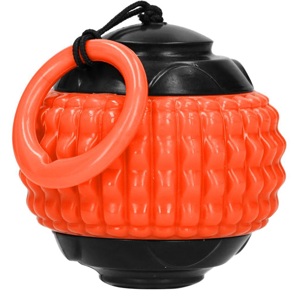 Dog Comets Blazar Jet Fetch Toy – Durable Rubber Ball, Vibrant Fuchsia Color