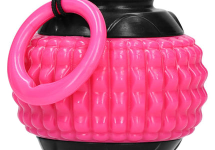 Dog Comets Blazar Jet Fetch Toy – Durable Rubber Ball, Vibrant Fuchsia Color