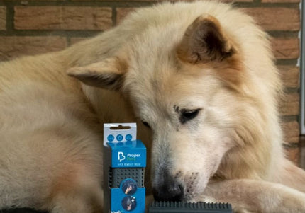 Proper Pets Hair Remover Brush – Four-Sided 12cm Rubber Tool, Versatile and Durable