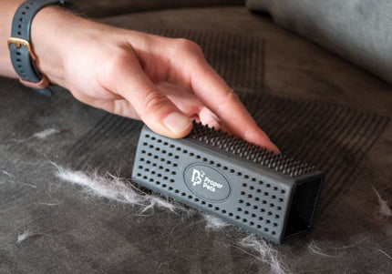 Proper Pets Hair Remover Brush – Four-Sided 12cm Rubber Tool, Versatile and Durable