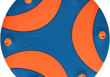 Chuckit! Whistle Flight Frisbee 24cm – Durable Flying Disc with Audible Whistle Effect