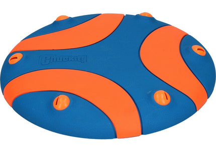 Chuckit! Whistle Flight Frisbee 24cm – Durable Flying Disc with Audible Whistle Effect