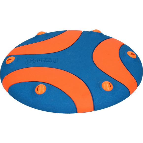 Chuckit! Whistle Flight Frisbee 24cm – Durable Flying Disc with Audible Whistle Effect