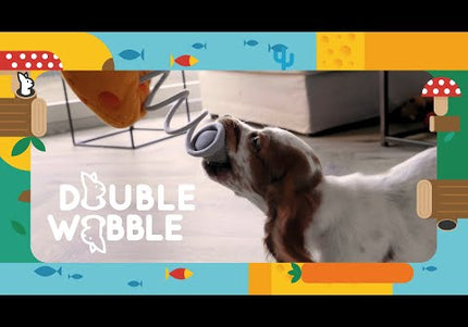 Holland Double Wooble Bubble Buddies – Squeaky Dog Toy with Spring, Fish Aquarium Design