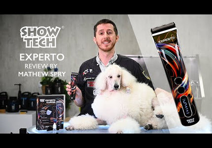 Show Tech Experto Cordless Clipper – 5-Speed Adjustable Blade, Lightweight Professional Grooming Tool