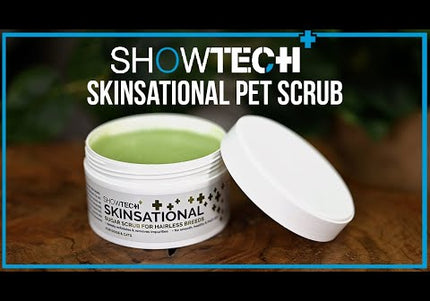 Show Tech+ Skinsational Sugar Scrub 200ml – Deep Cleansing Exfoliating Formula, Gentle on Skin