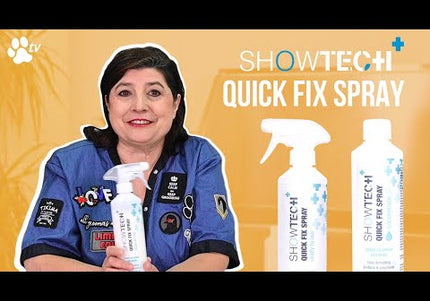 Show Tech+ Quick Fix Spray Concentrate 250ml – Coat Detangling and Dirt-Repellent Formula, 1:15 Dilution