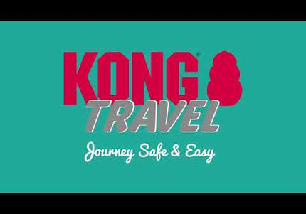 KONG Travel Ultimate Safety Tether – Three-Point Adjustable Car Belt with ISOFIX Compatibility