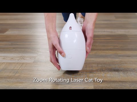 PetSafe Zoom Automatic Laser Light – Rotating Interactive Toy with Dual Laser Beams