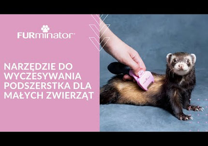 FURminator Small Animal Deshedding Tool – Ergonomic Handle with FURejector Button
