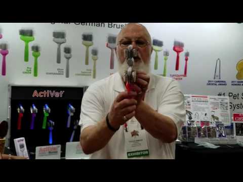 ActiVet Duo Plus Tuffzapper Coater 2-in-1 Brush – Dual Hard Bristles, Large 9cm for Thick Undercoats