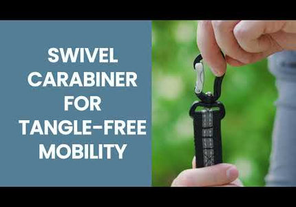 Kurgo Direct to Latch Swivel Tether – ISOFIX Dog Car Seat Belt with Secure Locking Clip