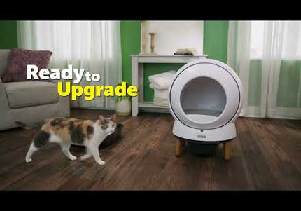 PetSafe SmartSpin Self-Cleaning Litter Box – Wi-Fi Enabled, Smartphone Controlled, Hassle-Free Maintenance