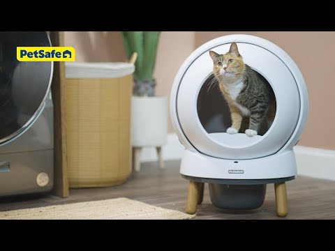 PetSafe SmartSpin Self-Cleaning Litter Box – Wi-Fi Enabled, Smartphone Controlled, Hassle-Free Maintenance