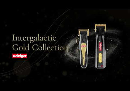Heiniger Tauro Gold Hair Clipper – Cordless Adjustable Grooming Tool with Attachments, 0.3–1.4mm Precision