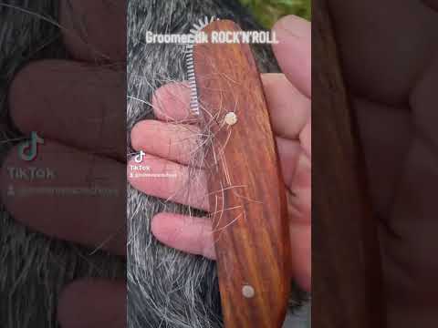 Groomer.dk Rock'N'Roll Revolution Stripping Knife – Rounded Teeth, Precision Grooming Tool