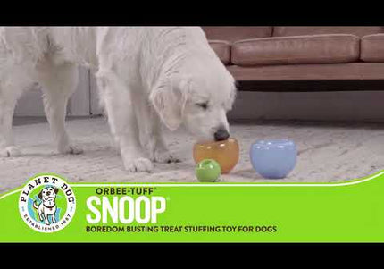 Outward Hound Lil Snoop Treat Dispensing Rubber Ball – Interactive Durable Dog Toy