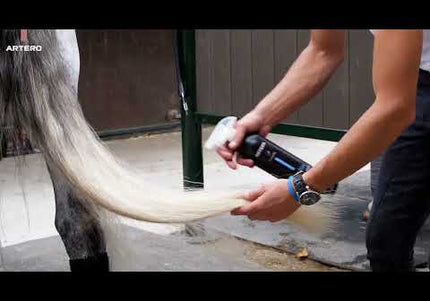 Artero Angel Shampoo – Purple Pigment Formula for Gray and White Horses, 1L Bottle