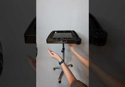 Gabbiano 265 Grooming Salon Assistant – Black Rolling Tray with Built-In Timer
