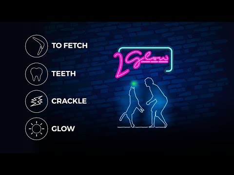 2 Glow Tear the Square 6.5cm – Fluorescent Treat Cube Dog Toy, Durable Glowing Design