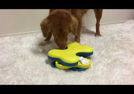 Nina Ottosson Dog Tornado Puzzle – Interactive Rotating Treat Game, Level 2 Challenge
