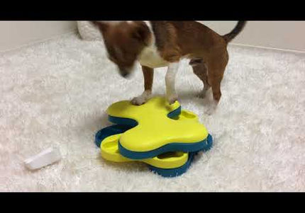 Nina Ottosson Dog Tornado Puzzle – Interactive Rotating Treat Game, Level 2 Challenge
