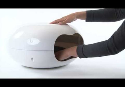 Record Ciambella XXS Modern Cat Bed – Plastic Donut-Shaped Booth, 49x49x27cm