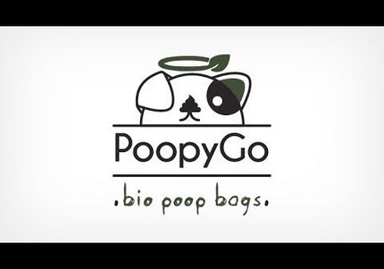Holland PoopyGo Bio Poop Bags – Biodegradable Dog Waste Bags, 15 Pack, Eco-Friendly Disposal