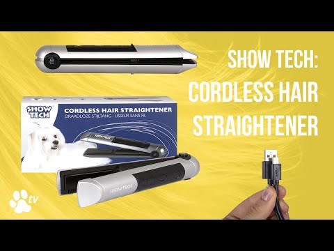 Show Tech Cordless Hair Straightener – Professional Wireless Mini Styler with 3-Stage Temperature Control