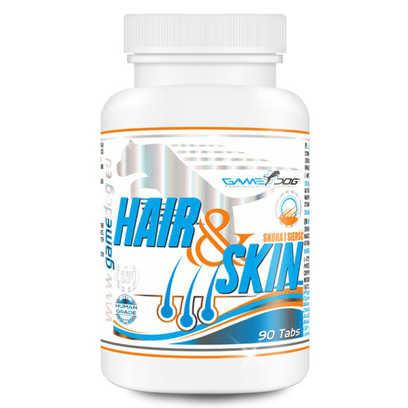 Game Dog Hair&Skin Tablets – Coat and Skin Health Supplement, 90 Count