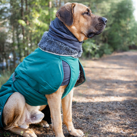 Huppu Pomppa Graphite Scarf – Soft Gray Fleece Neck Warmer, XS Size, Lightweight Comfort