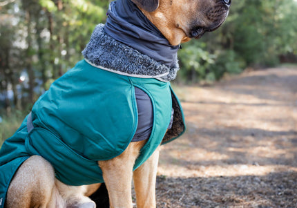 Huppu Pomppa Graphite Scarf – Soft Gray Fleece Neck Warmer, XS Size, Lightweight Comfort