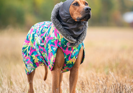 Huppu Pomppa Graphite Scarf – Soft Gray Fleece Neck Warmer, XS Size, Lightweight Comfort