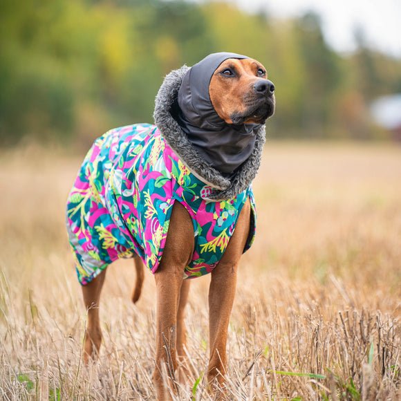 Huppu Pomppa Graphite Scarf – Soft Gray Fleece Neck Warmer, XS Size, Lightweight Comfort