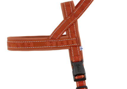 Hurtta Casual Harness Cinnamon – Norwegian Style Adjustable Dog Harness, Size 100, Durable Design