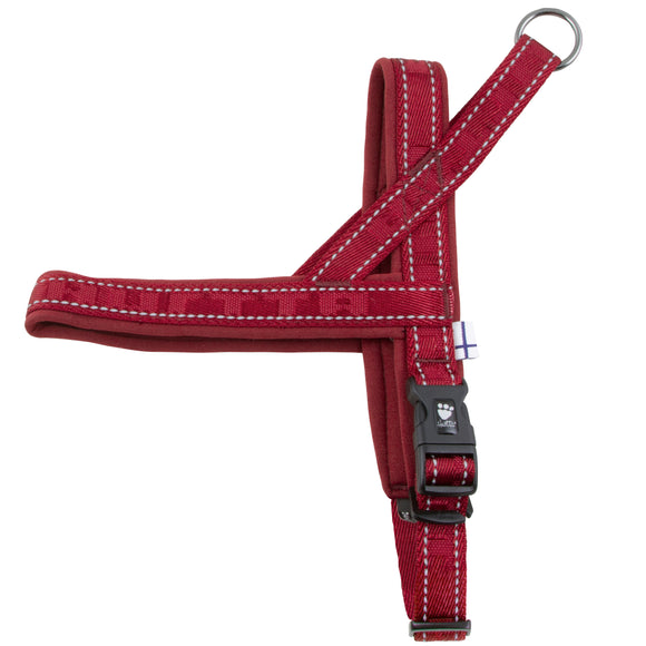 Hurtta Casual Harness Lingon – Comfortable Norwegian-Style Dog Harness, Size 90, Adjustable Fit