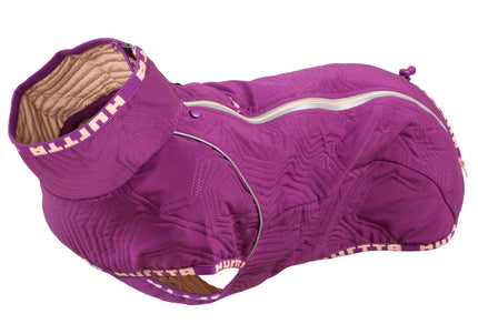 Hurtta Casual Quilted Jacket Heather – Lightweight Insulated Dog Coat, Size 30, Soft Lining