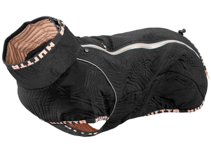 Hurtta Casual Quilted Jacket Raven – Insulated Lightweight Outerwear, Size 65cm