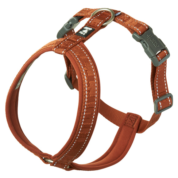 Hurtta Casual Eco Y-Harness Cinnamon – Recycled Material, Adjustable, Comfortable Fit, Size 50-60