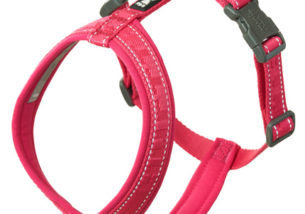 Hurtta Casual Eco Y-Harness Ruby – Recycled Material, Adjustable, Lightweight and Durable Design