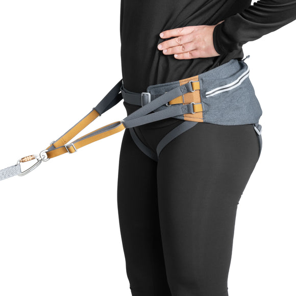 Hurtta Expedition Belt Eco – Adjustable Lightweight Running Belt with Secure Leash Attachment