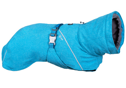 Hurtta Expedition Parka II Ocean – Waterproof Blue Winter Jacket, Insulated and Adjustable Design