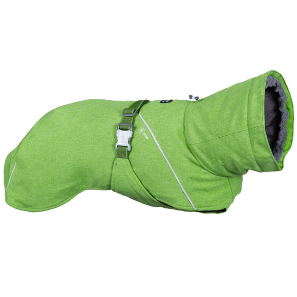 Hurtta Expedition Parka II – Waterproof Winter Dog Jacket, Insulated Green, Size 40XS