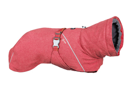 Hurtta Expedition Parka II Strawberry – Waterproof Winter Dog Jacket, Raspberry, Size 70