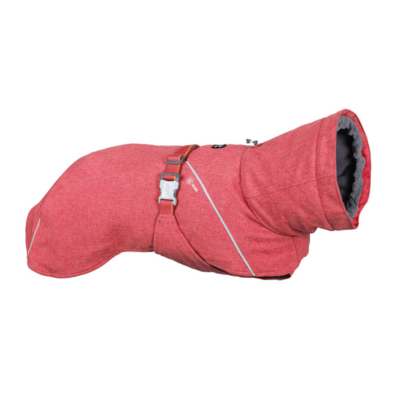 Hurtta Expedition Parka II Strawberry – Waterproof Winter Dog Jacket, Raspberry, Size 70