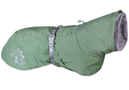 Hurtta Extreme Warmer Eco Hedge Waterproof Winter Jacket – Heat-Retaining Lining, Size 30